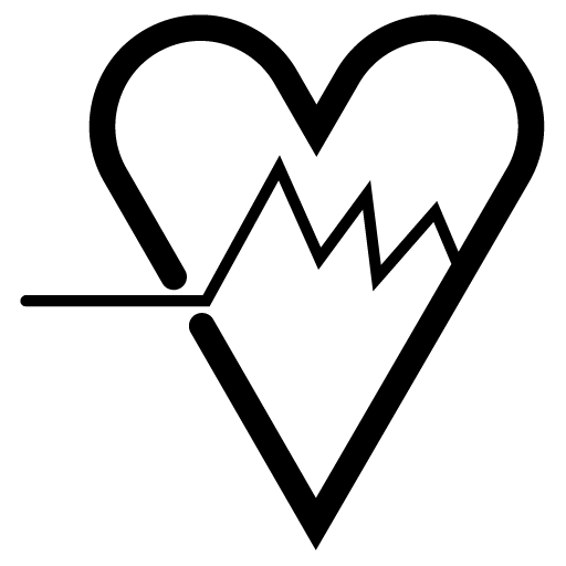 Heartbeat outline